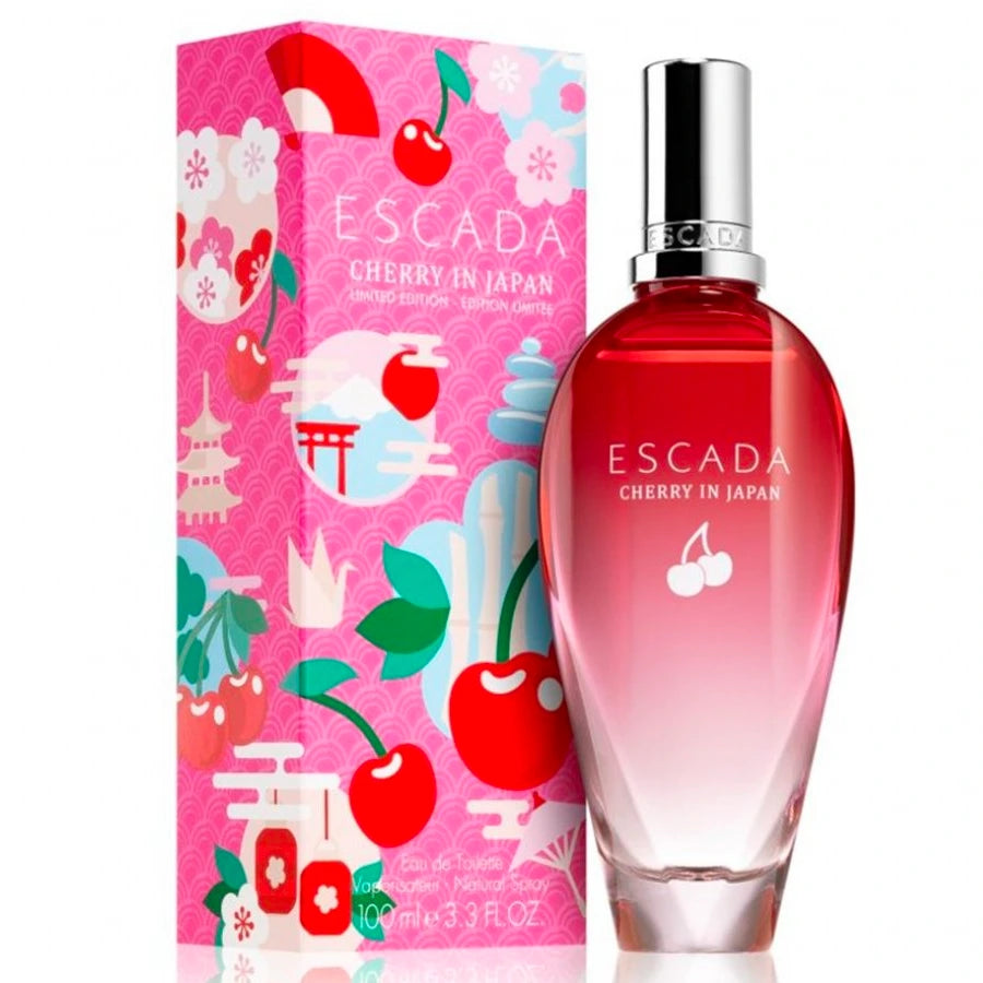 <span data-mce-fragment="1">Ready to escape to this summer’s most iconic destination? Be transported to Tokyo with the Escada Cherry in Japan Limited Edition Eau de Toilette for women! A radiant fragrance that opens with a sparkling Cherry accord, combined with natural Jasmine petals melting into an addictive Tonka base.</span>