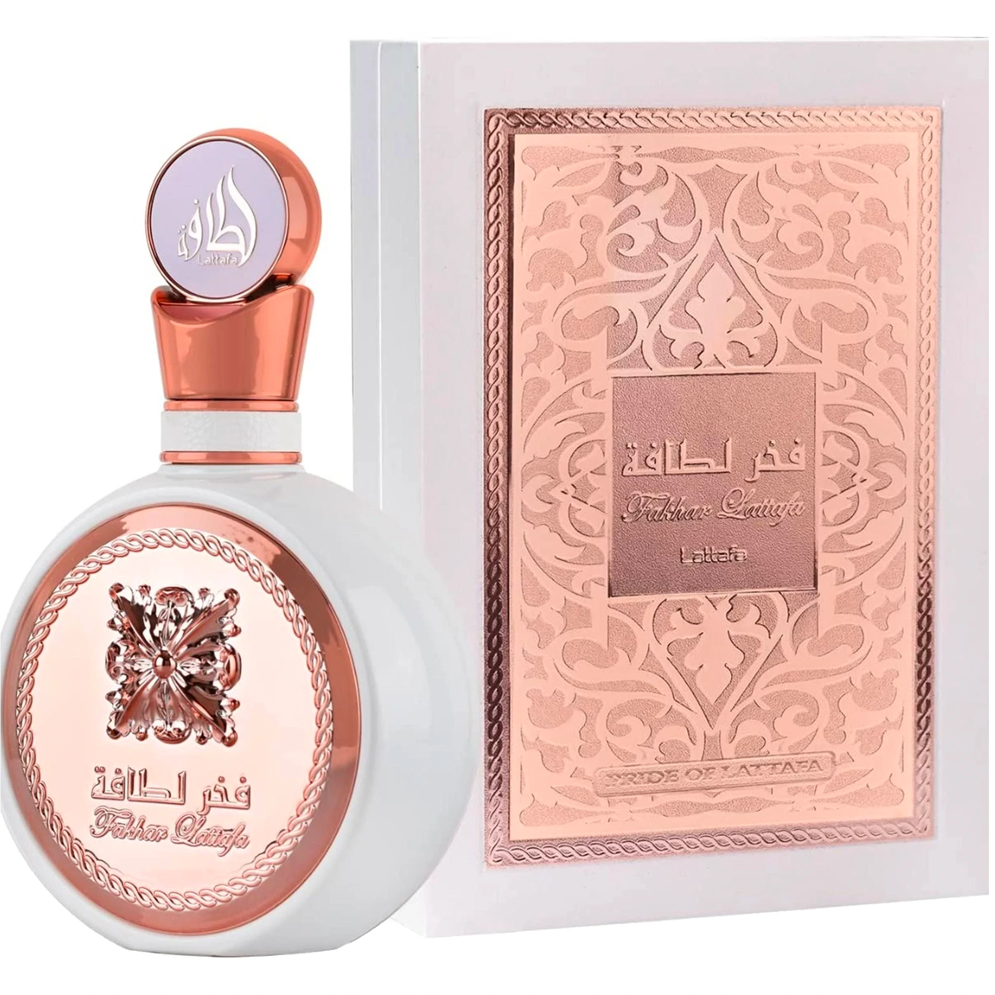 <div data-mce-fragment="1">
<p><em>﻿INSPIRED BY </em><strong>﻿GIVENCHY L'INTERDIT</strong><br></p>
<p>Introduced in 2022 Fakhar Rose is an exquisite Floral fragrance for women, composed by top notes of Fruits, Lily, Pomegranate and Aldehydes, and mellowed with middle notes of Tuberose, Jasmine, Gardenia, Honeysuckle, Ylang-Ylang, Rose and Peony. The scent is finished off with Vanilla, Ambroxan, White Musk and Sandalwood notes, creating a captivating and memorable scent experience.</p>
</div>