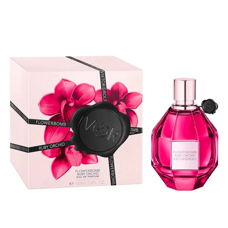 <p class="c-small-font c-margin-bottom-2v description" data-auto="product-description" data-mce-fragment="1" itemprop="description">Viktor &amp; Rolf Flowerbomb Ruby Orchid Eau de Parfum is a sensual floral perfume that's inspired by the glamour of burlesque. This passionate women's perfume blends ruby flower orchid, juicy peach and red foxy vanilla bean to create a magnetic fragrance that's perfect for any confident woman.</p>
<ul class="c-small-font c-margin-bottom-7v bullets-section" data-auto="product-description-bullets" data-mce-fragment="1">
<li data-mce-fragment="1">
<strong>Fragrance family</strong>: Floral &amp; Fruity</li>
<li data-mce-fragment="1">
<strong>KEY NOTES</strong>: Top Notes: Velvety Vine Peach, Delicate Freesia. Middle Notes: Jasmine, Ruby Orchid. Bottom Notes: Red Vanilla Bean, Bourbon Vanilla Infusion.</li>
</ul>