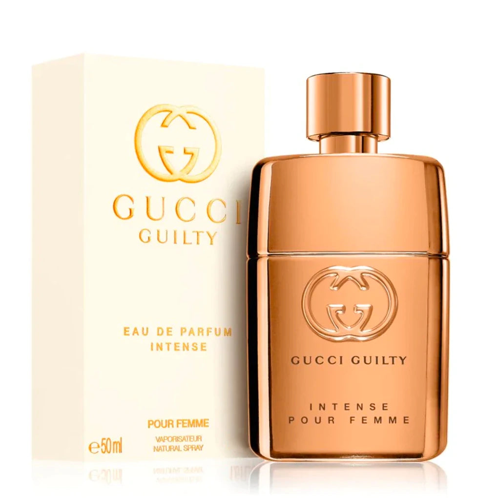 <p>Gucci Guilty Intense EDP for women is a masterful blend of unique, audacious ingredients, creating a bold yet timeless scent full of elegance and sophistication. Rich notes of mandora and lychee, a flirtatious bouquet of ylang-ylang and tuberose, and the mysterious depth of a dark plum accord ensure a luxurious and lasting experience.</p>
