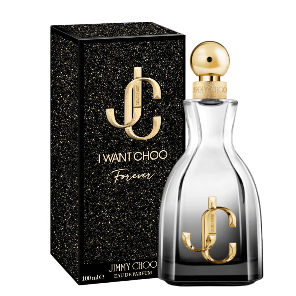 <b data-mce-fragment="1">I Want Choo Forever</b><span data-mce-fragment="1"> by </span><b data-mce-fragment="1">Jimmy Choo</b><span data-mce-fragment="1"> is a Floral Fruity Gourmand fragrance for women. This is a new fragrance. </span><b data-mce-fragment="1">I Want Choo Forever</b><span data-mce-fragment="1"> was launched in 2022. I Want Choo Forever was created by Sonia Constant and Louise Turner. Top notes are Rose and Bitter Almond; middle notes are Cherry, Vetiver and Jasmine; base notes are Vanilla, Tonka Bean, Oakmoss and Amber.</span>