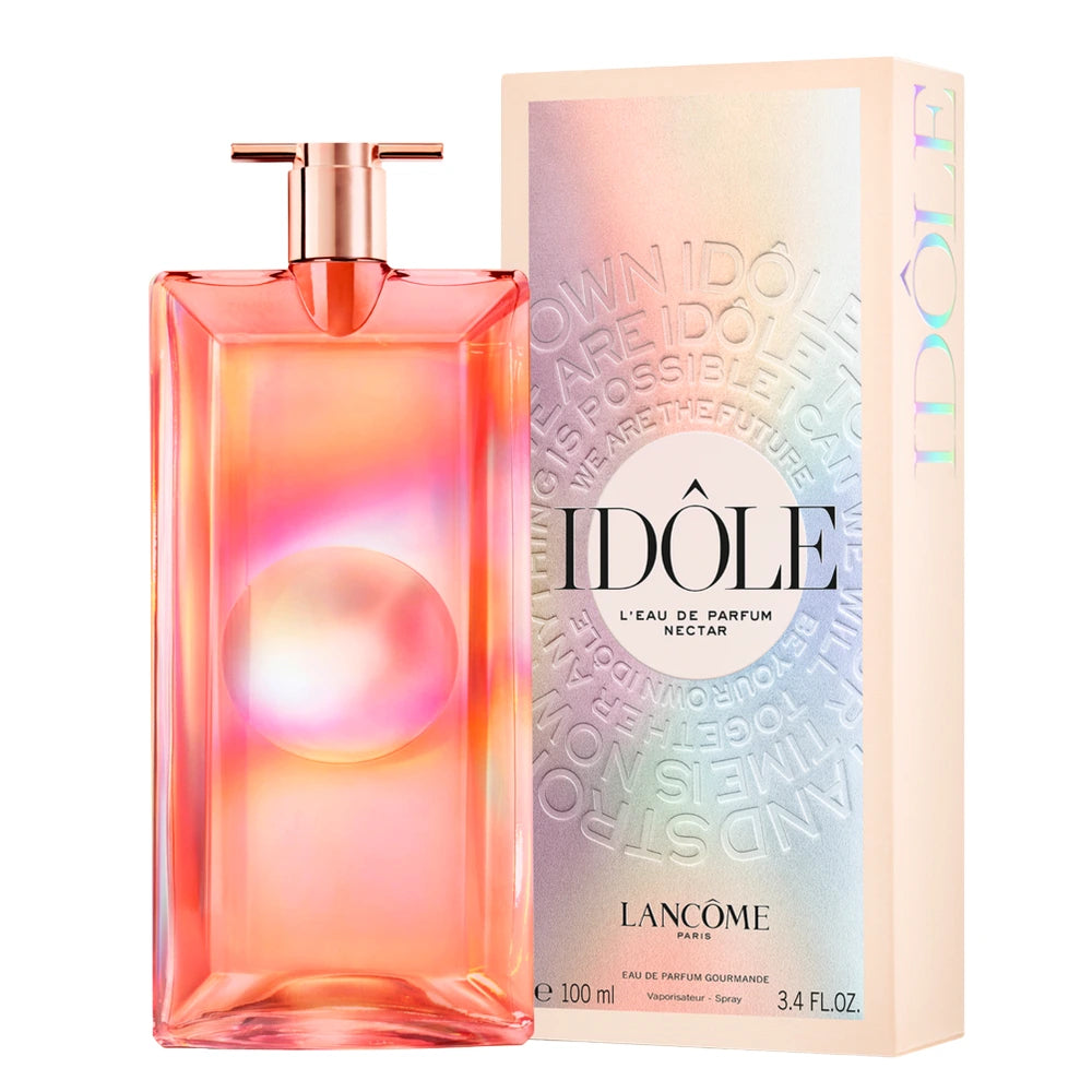 <p>Idole Nectar EDP for women is a modern floral perfume featuring an intriguing caramel popcorn accord for an unmistakably unique scent. Crafted with exquisite care, the Eau de Parfum is composed of hand-harvested Isparta rose, the essence of Centifolia roses from Grasse, rose water, rose absolute, and Bourbon vanilla. Perfect for the distinctive and magnetic woman, Idole Nectar EDP is an unforgettable sensory journey.</p>