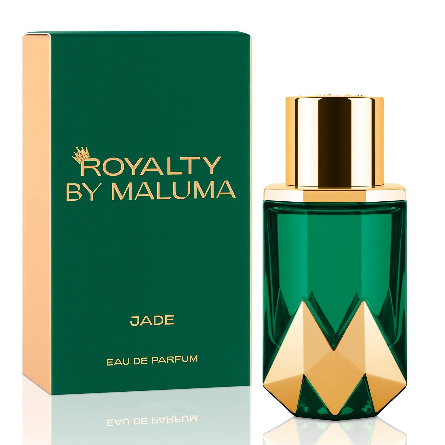 <p>Introducing Jade Royalty, the latest fragrance by Maluma, a luxurious scent for the modern woman. Capturing the essence of sophistication and style, this Chypre Floral fragrance is a blend of Bergamot and Black Currant top notes, Jasmine, Tuberose, and Mahonial middle notes, and Akigalawood, Cacao, and Patchouli base notes, all working together to create a truly unique and alluring aroma. Experience the perfect combination of classic and modern, with Jade Royalty.</p>
<p data-mce-fragment="1">Top: Bergamot &amp; Blackcurrant<br>Middle: Jasmine, Tuberose &amp; Mahonial<br>Base: Akigala Wood, Cocoa &amp; Patchouli</p>
<p data-mce-fragment="1">The Jade stone represents Tranquility and Wisdom. The Queen is a woman of serenity and harmony</p>