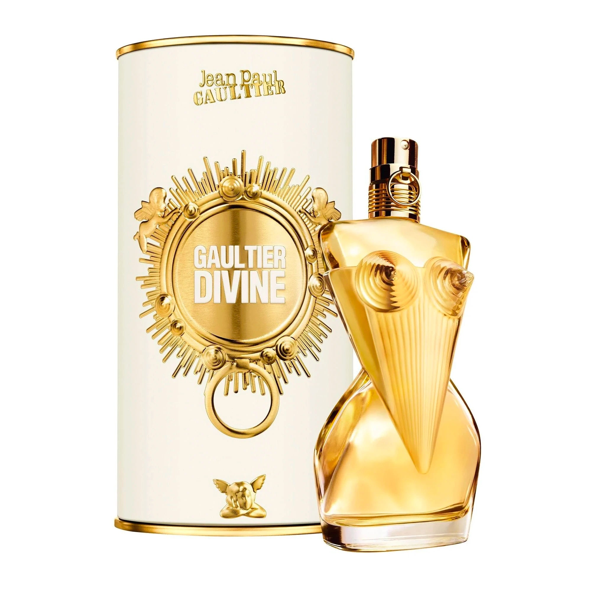 <p>Experience the divine beauty of womanhood with Jean Paul Divine EDP. Masterfully crafted by Quentin Bisch, this fragrance blends scents of lily and marine for a unique aroma that celebrates natural splendor. Inspired by Gaultier's iconic corset, it's a reminder for women to appreciate themselves and each other.</p>