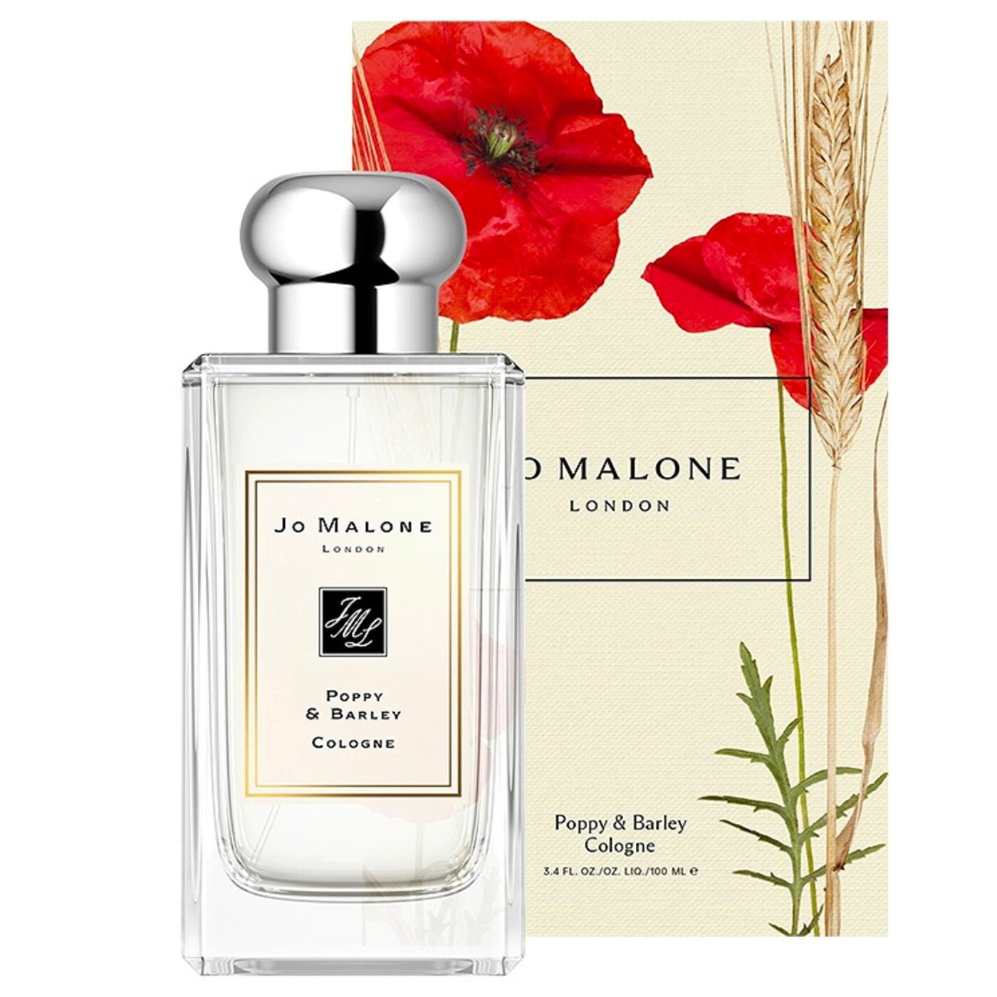 <p data-mce-fragment="1">Experience the iconic beauty of vibrant poppies dancing in England's meadows with Jo Malone London's Poppy &amp; Barley Cologne. Captivating scents of rose and violet mingle with succulent blackcurrants and notes of bran and cotton-soft barley. An enchanting blend of floral and earthy tones, this exclusive fragrance is designed to evoke the luxuriant harvest of England's fields. Receive your Jo Malone London Cologne delicately packaged in our signature box, and create a unique scent trail when you layer it with other fragrances.</p>