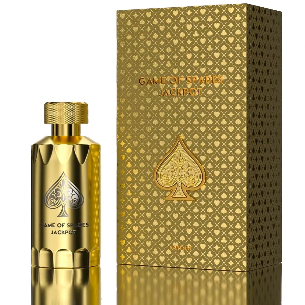 <p data-mce-fragment="1"><em>INSPIRED BY </em><strong>MANCERA INSTANT CRUSH</strong></p>
<p data-mce-fragment="1">Game Of Spades Jackpot 3.4 oz Parfum Unisex provides an inviting scent of Amber to tantalize the senses. Its top notes of citrus and Bergamot introduce a refreshing start while its sweet middle notes of fruit balance out to a warm and smooth base of Amber Musk and Vanilla to evoke an inviting and mysterious scent. Launched in 2023, it's the perfect scent to start any night out.<br></p>