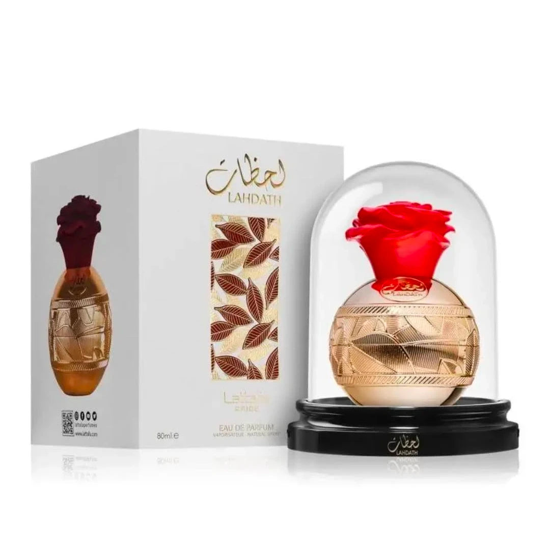 <p data-mce-fragment="1"><em>﻿INSPIRED BY ﻿</em><strong>﻿MANCERA ROSES VANILLE</strong></p>
<p data-mce-fragment="1">Experience the ultimate luxury with Lahdath Lattafa 2.7 oz EDP for women. Indulge in a stunning fragrance that combines sweet, woody, spicy, and animal notes for a truly unique and captivating scent. This beautiful perfume exudes elegance and sophistication, making it the perfect addition to any woman's collection. Elevate your senses with Lahdath Lattafa.</p>