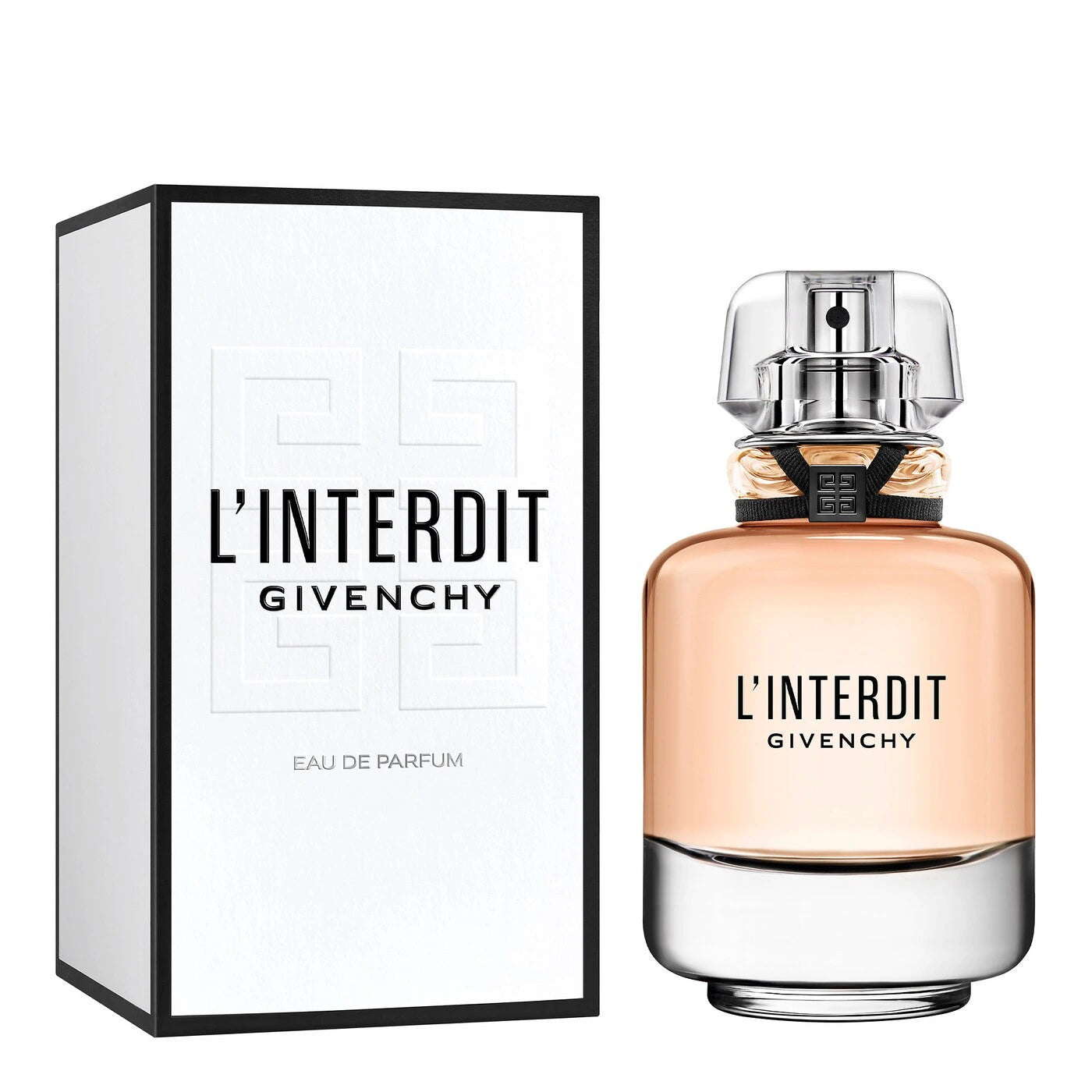 <p><meta charset="utf-8"><span data-mce-fragment="1">L’Interdit Eau de Parfum is an invitation to defy convention and embrace individuality. The perfume’s white floral bouquet is filled with top notes of orange blossom combined with jasmine and tuberose. Contrasting base notes of wood unleashes a bold and long lasting luminous trail.<br><meta charset="utf-8">
<b data-mce-fragment="1"><br>Fragrance Family:</b> Florals<br data-mce-fragment="1"></span><span data-mce-fragment="1"><b data-mce-fragment="1">Scent Type:</b> Warm Florals<br data-mce-fragment="1"><b data-mce-fragment="1">Key Notes:</b> Orange Blossom, Jasmine, Patchouli<br data-mce-fragment="1"><br data-mce-fragment="1"></span><b data-mce-fragment="1">About the Bottle:</b><span data-mce-fragment="1"> The bottle is an homage to Hubert de Givenchy's first perfume, L’Interdit, from 1957. The modern version dares you to forbid yourself of nothing and allow no rules.</span></p>