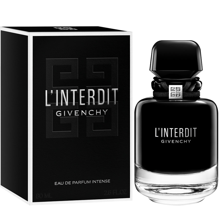 <p class="c-m-v-1" data-auto="product-description" data-mce-fragment="1" itemprop="description">Givenchy introduces L'Interdit Eau de Parfum Intense, a woody floral perfume wrapped in an oriental embrace for the next chapter of the iconic scent. This addictive new fragrance opens with notes of orange blossom, giving way to a bold heart of tuberose, leathered-vanilla and roasted sesame. A blend of vetiver and patchouli infuses a trail of deep, dark wood at the base, for a refined hint of couture that lingers with an intoxicating thrill.</p>
<ul data-auto="product-description-bullets" data-mce-fragment="1">
<li data-mce-fragment="1">Top Notes: Orange Blossom</li>
<li data-mce-fragment="1">Middle Notes: Tuberose, Leathered-Vanilla, Sesame</li>
<li data-mce-fragment="1">Bottom Notes: Vetiver, Patchouli</li>
</ul>