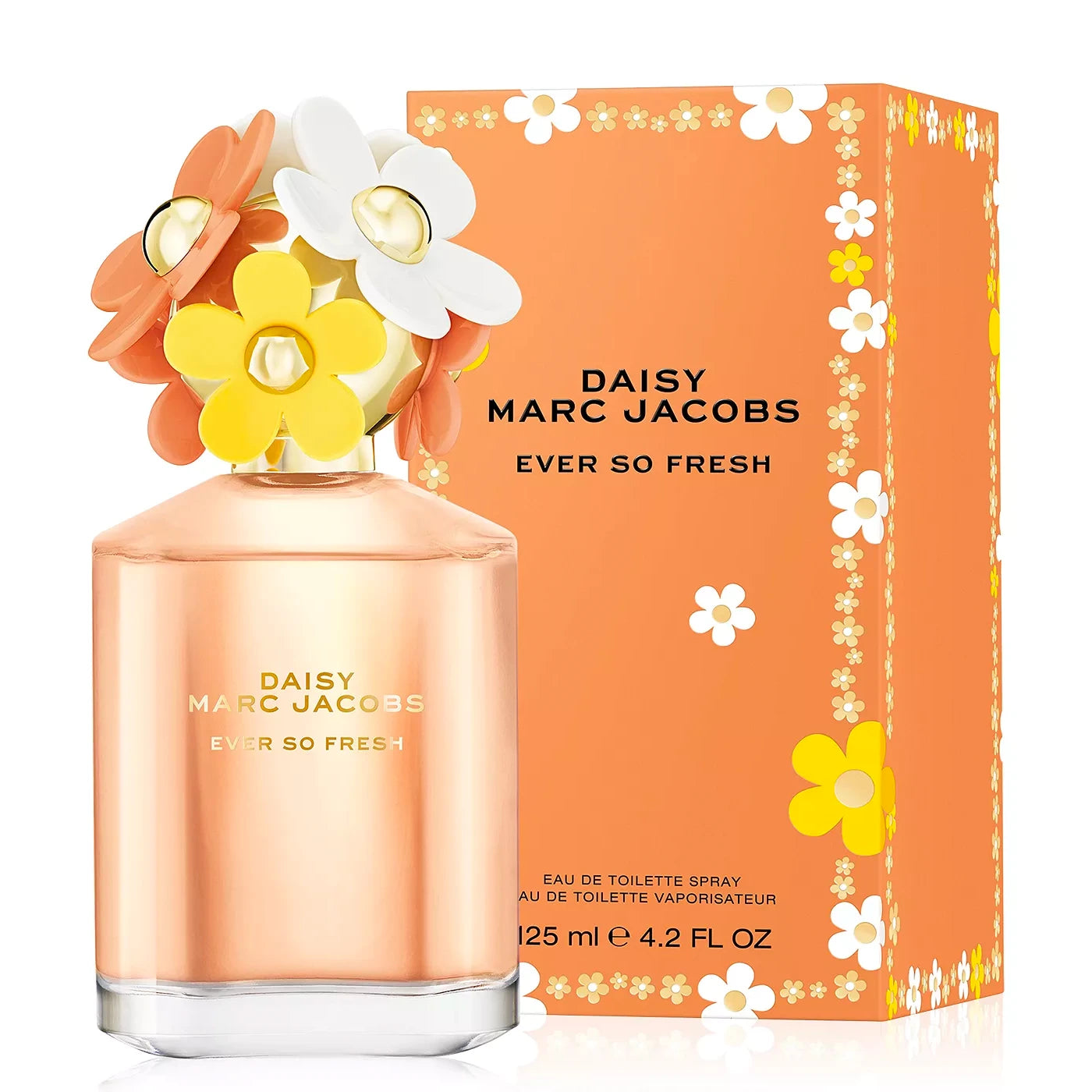<p>Daisy Ever So Fresh EDP for women is a long-lasting scent that captures the feeling of sunshine with top notes of juicy citrus and heart notes of radiant rose water. Its cashmere woods provide an airy warmth that remains all day.</p>
<ul class="c-small-font c-margin-bottom-7v bullets-section" data-auto="product-description-bullets" data-mce-fragment="1">
<li data-mce-fragment="1">Top Notes: Mandarin Essence, Mango &amp; Pineapple Smell-The-Taste</li>
<li data-mce-fragment="1">Middle Notes: Rosewater Firad, Orange Blossom Essence</li>
<li data-mce-fragment="1">Bottom Notes: Cashmere Woods</li>
</ul>