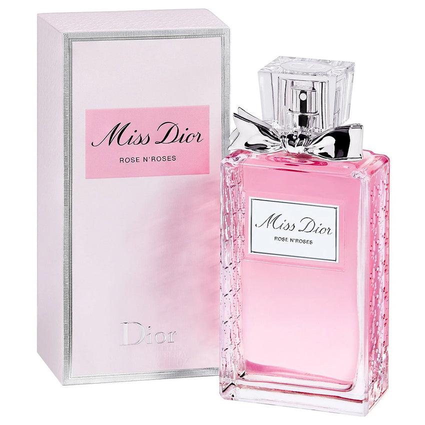<span data-mce-fragment="1">Miss Dior Rose N'Roses is a sparkling floral fragrance, a profusion of Grasse Roses refreshed by a zest of Bergamot and heightened by the intensity of a White Musk note. The freshness of an armful of colorful fresh petals, and the invigorating energy of citrusy dew characterize this fragrance.</span><br data-mce-fragment="1"><br data-mce-fragment="1"><span data-mce-fragment="1">Vibrant essence of Geranium refines the composition with its citrusy aromas to faithfully recreate the irresistible scent of an endless field of flowers. A bright pink hue adorns the fragrance that takes hold of you and never lets go.</span>
