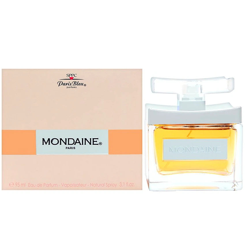 <p>Discover the delectable mix of femininity and surprise with Mondaine EDP. This luxurious scent envelops you in a sweet embrace of floral notes, succulent fruits, and tantalizing spices. The bright and uplifting grapefruit, juicy peach, and rosy pink pepper will leave you feeling confident and alluring.</p>