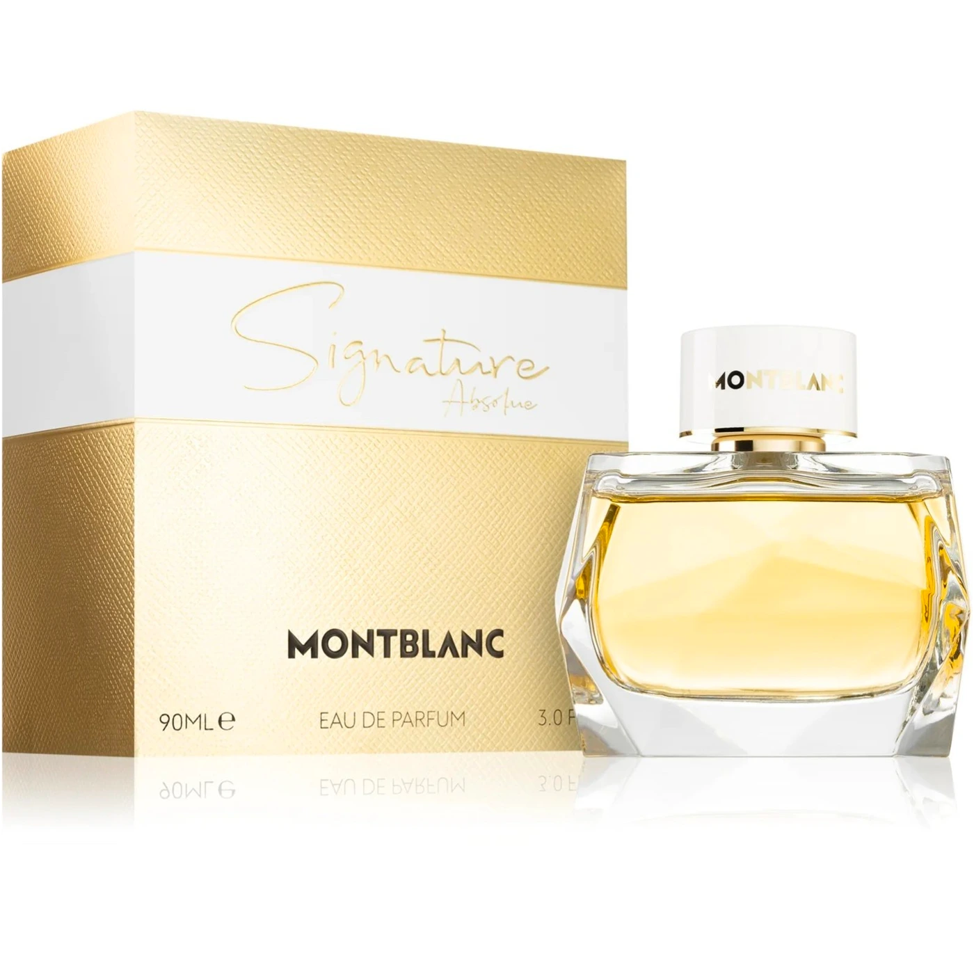 <p data-mce-fragment="1">Influenced by Montblanc's iconic gold nib, Signature Absolue is a sophisticated EDP for women that combines a bright freshness of Pear, Mandarin Orange, and Pink Pepper with a floral bouquet of Ylang-Ylang, Frangipani, and Tuberose. Rounding off this distinctive scent, the base is further emphasized with Tonka Bean and Cedar for a truly luxurious and enduring aroma.</p>