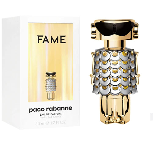 <span data-mce-fragment="1">Discover Fame Eau de Parfum, the coveted feminine fragrance by Paco Rabanne. Capturing the irresistible Parisian spirit of the Rabanne woman, Fame pays tribute to a new era of femininity. Playful. Sensual. Empowered.</span>