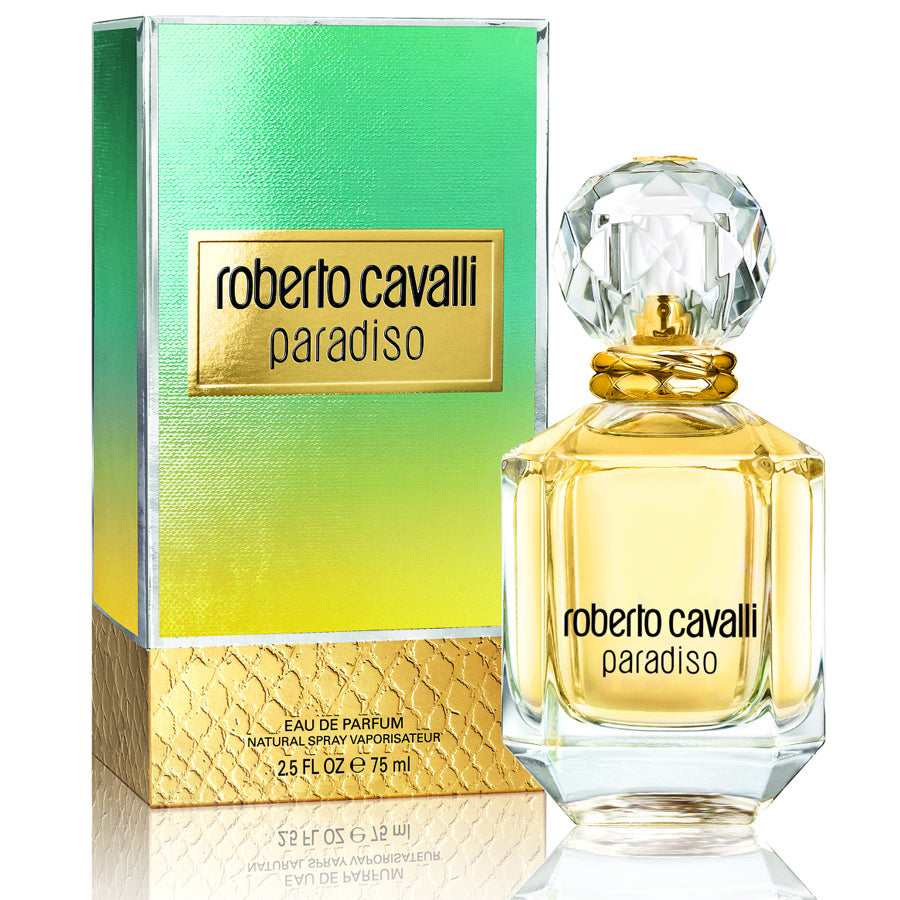<meta charset="utf-8"><span data-mce-fragment="1">Roberto Cavalli Paradiso Perfume by Roberto Cavalli, Brand new in 2015, roberto cavalli's paradiso is a fragrance for women who want to enjoy the</span><span class="yZlgBd" data-mce-fragment="1"><span data-mce-fragment="1"> </span>carefree feeling of paradise every day. Combining a soft and feminine charm with a fruity and exotic twist, this charming scent keeps your senses engaged. Its overall tone is very much citrusy, with big notes of juicy mandarin orange.</span>