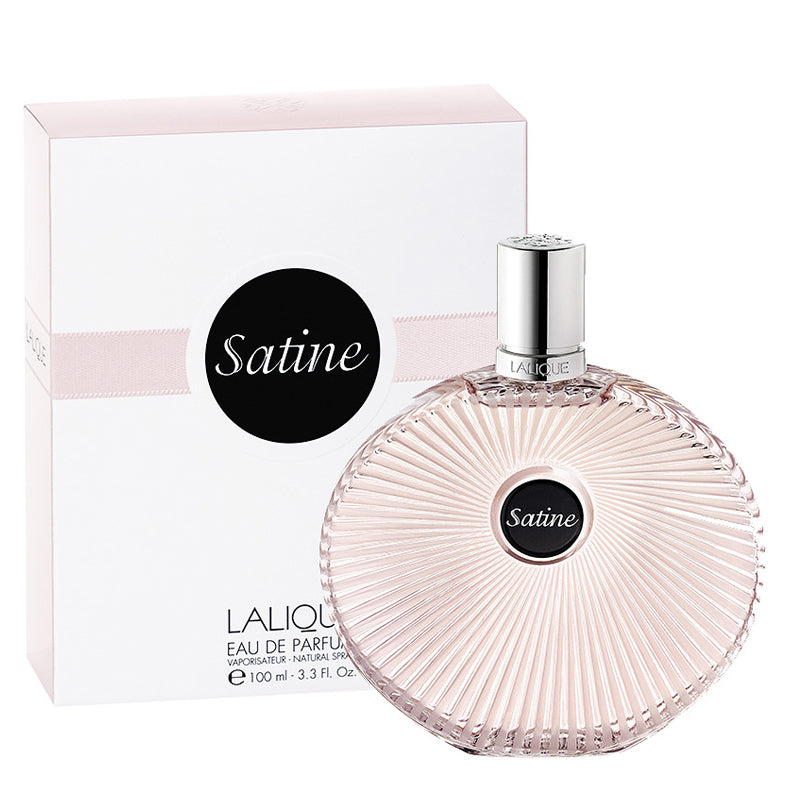 <span data-mce-fragment="1">Lalique was inspired by the fluidity and sensuality of satin, shaping a woman in its image and composing the eponymous fragrance: SATINE. A satin dress with circular pleats, like a dancer, twirling in the air. Womankind and satin in a fragrance.</span>