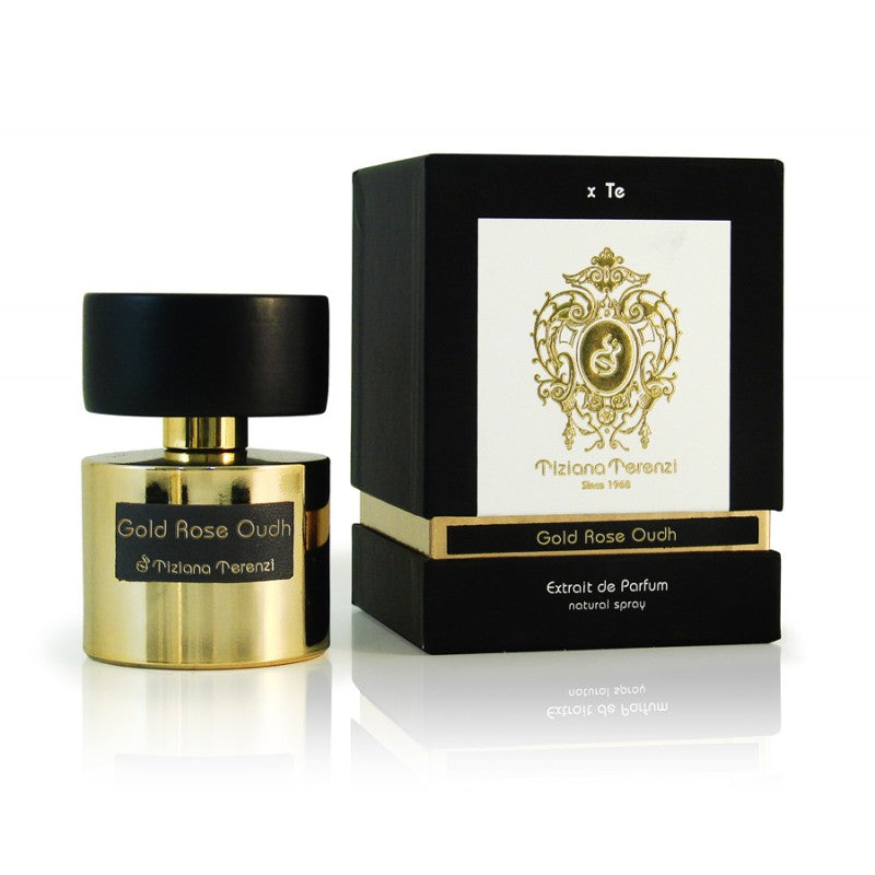 <span data-mce-fragment="1">Gold Rose Oudh is inspired by the mysterious solitude and wilderness of a fire in the desert. This warm, seductive and enveloping scent is infused with luscious rose, amber accords and the opulent, deep sensual notes of oud.</span><br data-mce-fragment="1"><br data-mce-fragment="1"><span data-mce-fragment="1">Top: bergamot, fir, amber, sand</span><br data-mce-fragment="1"><span data-mce-fragment="1">Heart: Bulgarian rose, patchouli, black pepper</span><br data-mce-fragment="1"><span data-mce-fragment="1">Base: oud, amber, sandalwood, musk, honey</span>