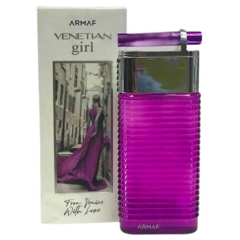<p> <em data-mce-fragment="1">INSPIRED BY</em><span data-mce-fragment="1"> </span><strong data-mce-fragment="1">PARFUMS DE MARLY DELINA</strong></p>
<p>Introducing Venetian Girl With Love 3.3 oz EDP for women, a luxurious fragrance from Armaf. Capturing the essence of Venice, this blend of Bergamot, Litchi, Pear, Floral Notes, Peony, Rose, Lily of the Valley, Vetiver and Musk surrounds you in a long-lasting floral aroma. With a captivating scent that will make you feel like a true Venetian girl, this is the perfect fragrance for any occasion!</p>