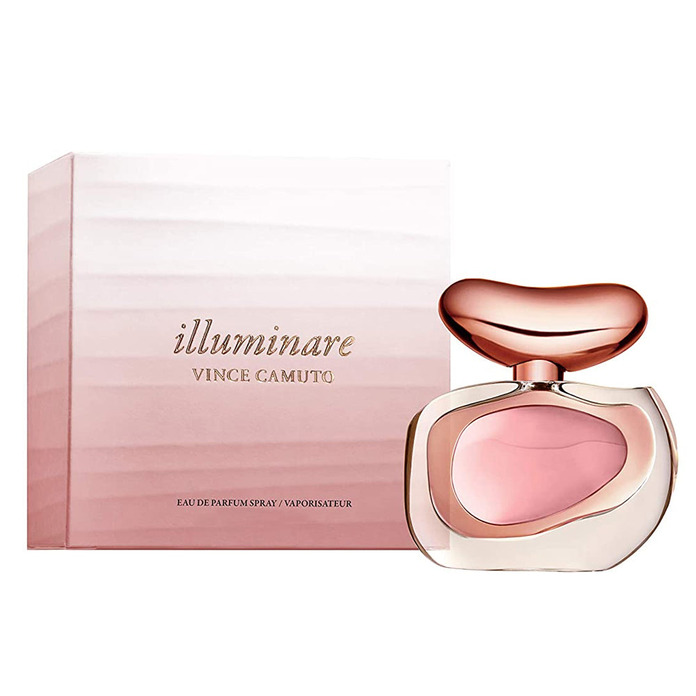 <meta charset="UTF-8">lluminare by Vince Camuto is a Amber Floral fragrance for women. Illuminare was launched in 2019. The nose behind this fragrance is Christine Hassan. Top notes are Pomelo, Bergamot and Plum Blossom; middle notes are Osmanthus, Red Rose and Magnolia; base notes are Musk, Suede, Tonka Bean and Cedar.