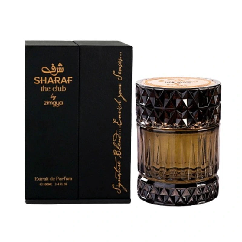 <span data-mce-fragment="1">Zimaya Sharaf Club Eau De Parfum 100ml is a refined fragrance. It exudes sensuality, audacity, and contemporary charm. This iconic Eau de Parfum opens with a tantalizing blend of fruity top notes, including apple, blackcurrant, pink pepper, and bergamot. The heart of the fragrance reveals a fresh and fruity fusion of jasmine, pineapple, and patchouli, creating a captivating composition. To complete this bold scent, the base notes consist of rich woody elements like oakmoss, cedarwood, birch, and the signature ingredient, ambergris, resulting in an unforgettable olfactory journey.</span>