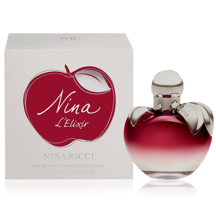 <p>After several variants on the Nina perfume from 2006, we can expect yet another fragrance dedicated to young princesses, tickling our imagination with its fresh and rich composition. The name Nina L `Elixir promises a true" love potion ‰ÛÏcomposed of red fruit and jasmine, refreshed with bright green Caipirinha lime. The trace of musk brings sensuality to the scent, which completes the entire composition, placed into a new red apple with silver leaves and stopper. This edition‰۪s perfumer is Olivier Crespi, while the advertising face of the perfume is Florrie Arnold, the new ‰ÛÏenergy‰۝ of the house. The perfume came out in August of 2010.</p>