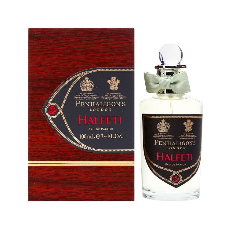 Halfeti draws inspiration from the lavish goods traded with Turkey: exotic florals, spices, soft leathers and precious fabrics. The fragrance is named for the small Turkish village of Halfeti, where enchanting "black" roses grow on the banks of the Euphrates river. Dark and mysterious, the roses are an intense shade of crimson, so dusky they appear to be black. Halfeti is an exquisitely opulent woody floral, dazzling in the glow of luxurious golden saffron, decorated with bright citrus, green armoise and woody cypress. An exquisitely multifaceted rose is set like a precious jewel amongst a silken bouquet of sweet florals. The lavish drydown with its overdose of dusky patchouli heart leads into a melange of decadent resins, oud and amber, alongside velvet textured sandalwood and a suede-like leather. 3.4 oz. Made in UK.