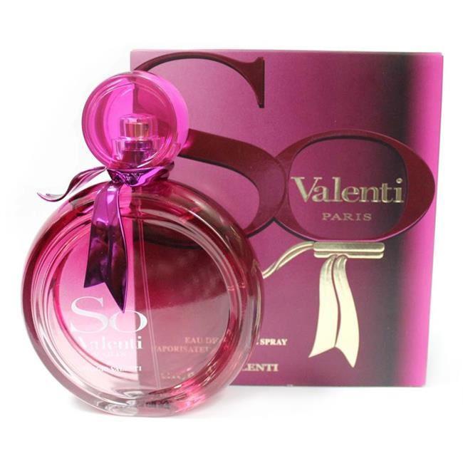 <p>So Valenti Perfume by Giorgio Valenti, Brings you into a world of fantasy and dreams with his new fragrance . It opens with rich notes of lemon, apple and orange. The heart is full of raspberry, jasmine and rose. The base dries the fragrance with honey and vanilla.</p>