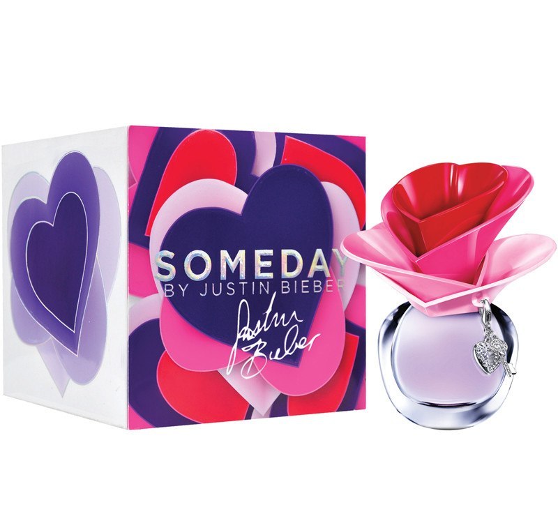 <p>Introduced in 2011. Enter a world of infinite possibility with Justin Bieber Someday Eau de Parfum. The enchanting debut fragrance from chart topper Justin Bieber is anything but ordinary, revealing a cascade of fruity floral notes and touches of sensual woods that is so feminine. Wrap yourself up in the energy and passion of his world every day. The pretty bottle is a gift from Justin to his fans, with a removable crystal heart charm that lets you wear his heart on your sleeve. Proceeds from the fragrance will be donated to the Make a Wish Foundation who grant wishes for children with life-threatening illnesses, and Pencils of Promise who build schools in developing countries</p>