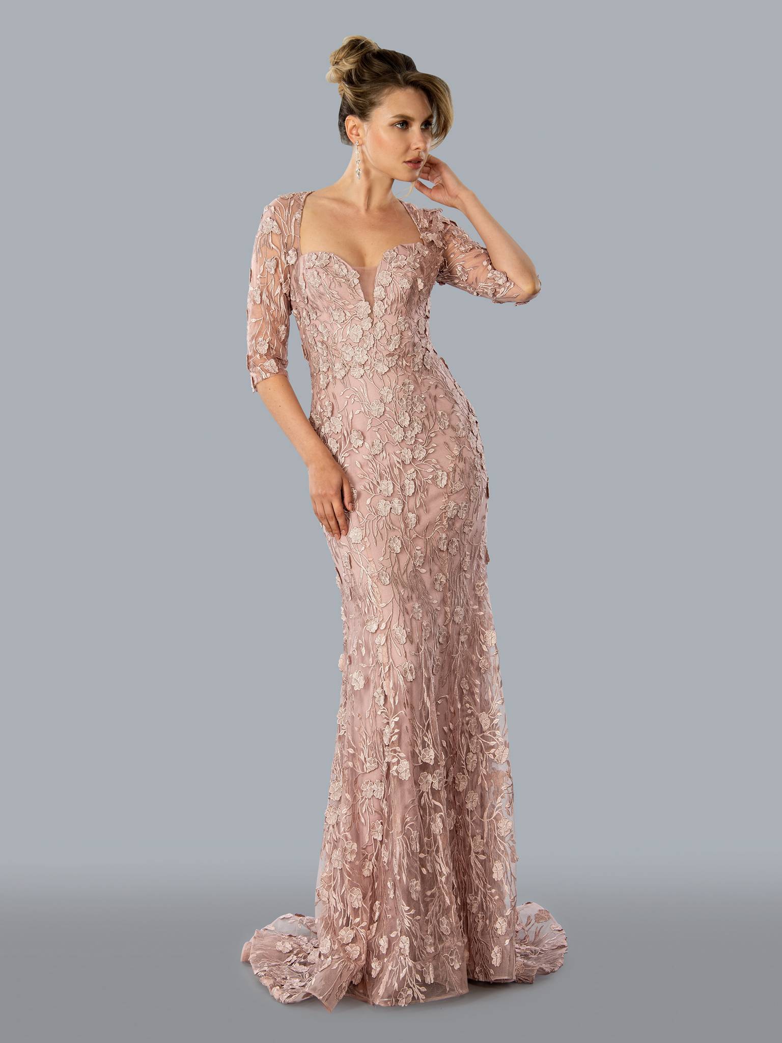 <p> </p> <p><span>Capture that striking presence and get everyone’s attention in this elegant dress. This Stella Couture 23311 dress comes in rose and blue, with sizes ranging from 6 to 20. Glams in a deep V-neckline with quarter sleeves. This embellished dress flaunts your figure with a fitted bodice. The skirt fashions a fit and flare silhouette and finishes in a horsehair hemline. This dress is a glamorous option for your prom or formal event.</span></p> <ul style="list-style-type: disc;"> <li>Length : Full Length</li> <li>Style : Prom Dress</li> <li>Color : Rose, Blue</li> <li>Sizes : 6, 8, 10, 12, 14, 16, 18, 20</li> <li>Extra: None</li> <li>Occasion : Prom, Formal, Dances, Winter Formal</li> </ul>