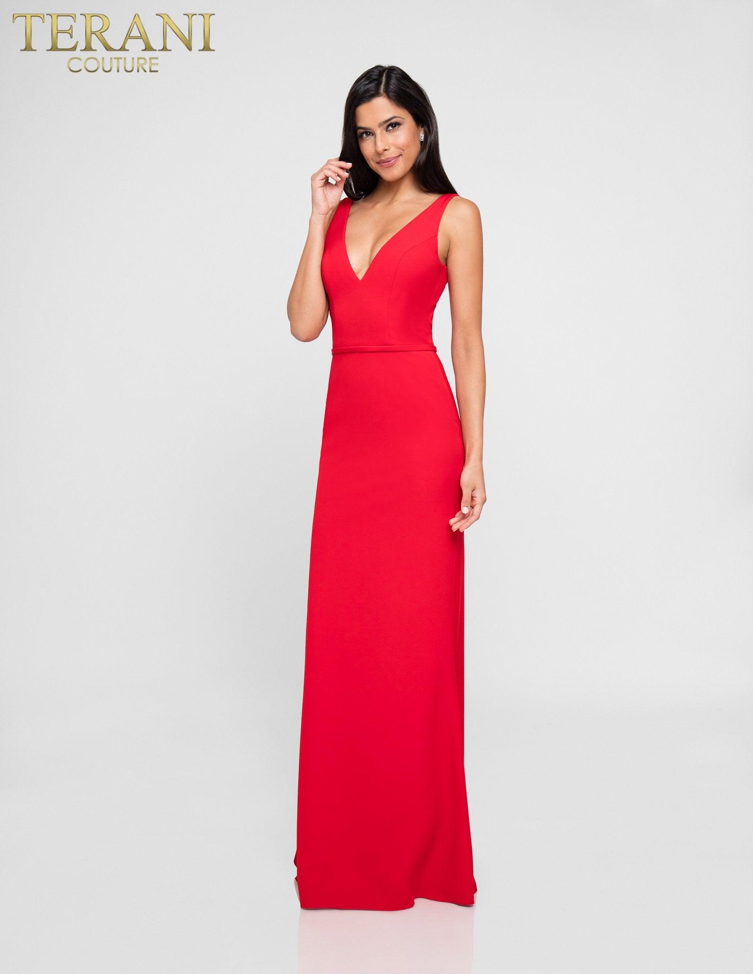 <p>If you’re looking for that classic bridesmaid dress, look no further! Say yes to this dress now. This dress features alseeveless plunging V-neckline with a slender waistband and ends with a soft train. Graceful and figure flattering, this outfit will surely make your ensemble unforgettable at any formal occasion.<br><br><br>Zipper Back<br><br>Length : Full Length<br><br>Sleeve Style : Sleeveless<br><br>Colors : Blush, Lilac, Red<br><br>Sizes : 00, 0, 2, 4, 6, 8, 10, 12, 14, 16, 18, 20, 22, 24<br><br>Fully Lined<br><br>Occasion : Bridesmaid, Formal, Evening Party, Homecoming, Wedding Guest, Red Carpet, Pageant</p>