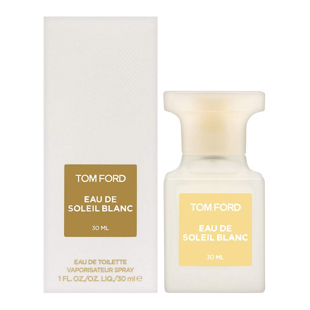 <p>A warm and spicy eau de parfum that unapologetically exudes the endless pursuit of sun and luxury.</p>
<p>Tom Ford's Soleil Blanc is an addictive solar floral amber and coco de mer-infused perfume that is alive with seductive cardamom and refreshingly decadent ylang-ylang.</p>
<p><strong>Style</strong>: Warm, spicy.<br><strong>Notes</strong>: Coco de mer, ylang-ylang from Comoros Islands, cardamom</p>