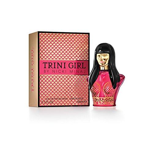 <p>Trini Girl, a new edition of the fragrance collection from hip hop star Nicki Minaj produced by Elizabeth Arden, pays tribute to her Trinidadian origins. The distinctive doll like bottle of the collection in the form of Nicki Minaj comes in bright pink and golden details this time.The fragrance is a fresh floral fruity blend. The top notes include litchi, blood orange, quince and sorbet. The heart is composed of apple blossom, Trinidadian chaconia flower and dewy leaves. The base of white musk and coconut cream ends the composition.</p>