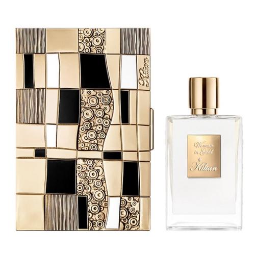 Woman In Gold by Kilian Perfume. Launched in 2017, Woman in Gold is a Chypre floral perfume for women designed by master perfumer Calice Becker. This unique and feminine fragrance is ideal for daily wear whether stuck in the office or out on the town. Top notes for this perfume combine fresh, aldehydic notes with invigoratingly citrus bergamot and mandarin orange accords. At its heart, fresh and floral middle notes of rose, freesia, and geranium complement a warm, vanilla absolute. Base notes complete the alluring amalgamation with intriguing akigala wood, fragrant patchouli, slightly bitter tonka bean, and creamy vanilla.



Killian is a French eco-luxe parfum brand founded by Killian Hennessy in 2007 in collaboration with parent company Estee Lauder. Killian is the grandson of the founders of the luxury goods selling Lvmh group, Hennessy, of the famed cognac-making company.